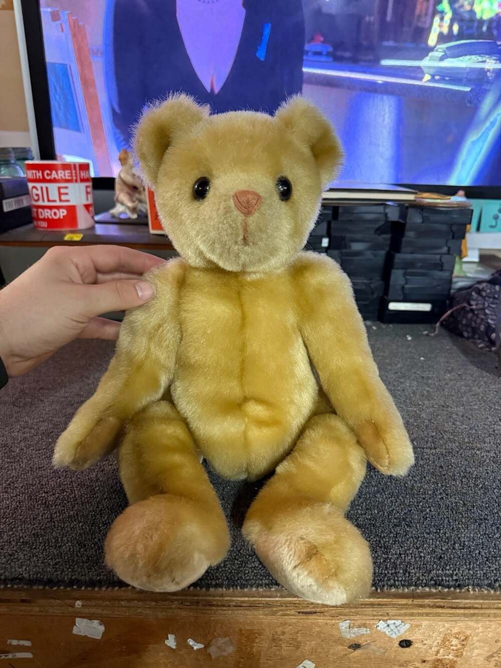 Ty Classic Collection Yesterbear Golden Teddy Bear Plush